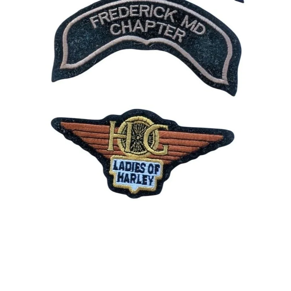 5 Lot Harley Davidson Owners Group Patches 2001 HOG Ladies Frederick MD Chambers